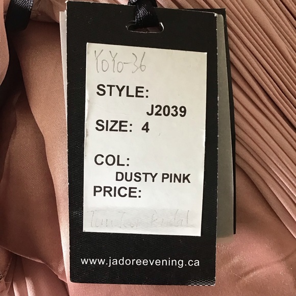 Jadore Beaded Prom Dress Size 4 - Picture 9 of 9